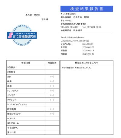 お客様の為に毎月の定期検査💕 亜呂 (49) 茨城県（出張性感マッサージ